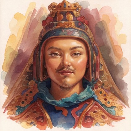 Guru Rinpoche look alike face