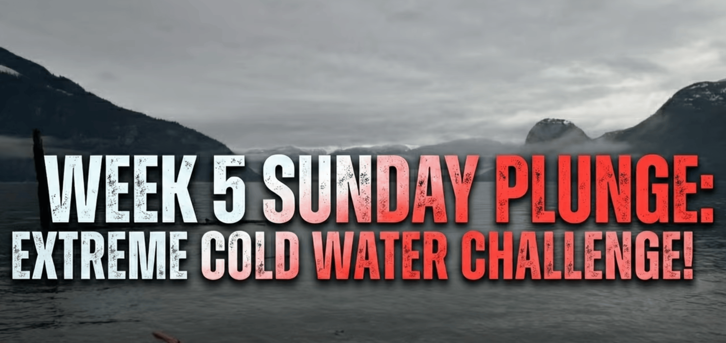Wayne Stevenson performing a 3°C cold plunge in Squamish, BC, for the Week 5 Sunday Plunge metabolic reset and mental infrastructure.