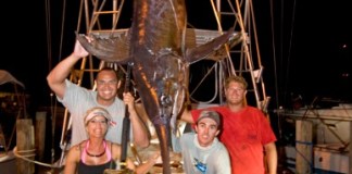 A group of people on a boat - Fishing