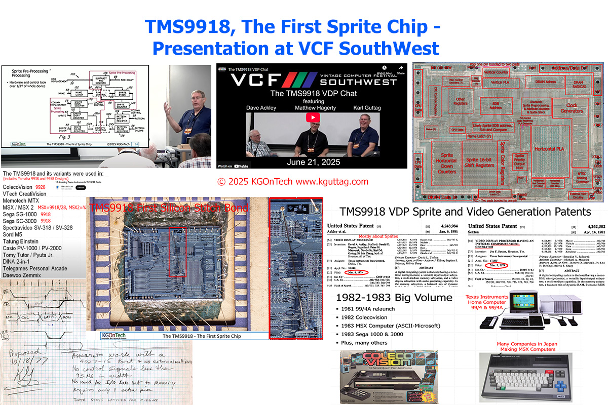 TMS9918, The First Sprite Chip – Presentation at VCF SouthWest