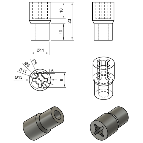 Изготовление муфт под заказ