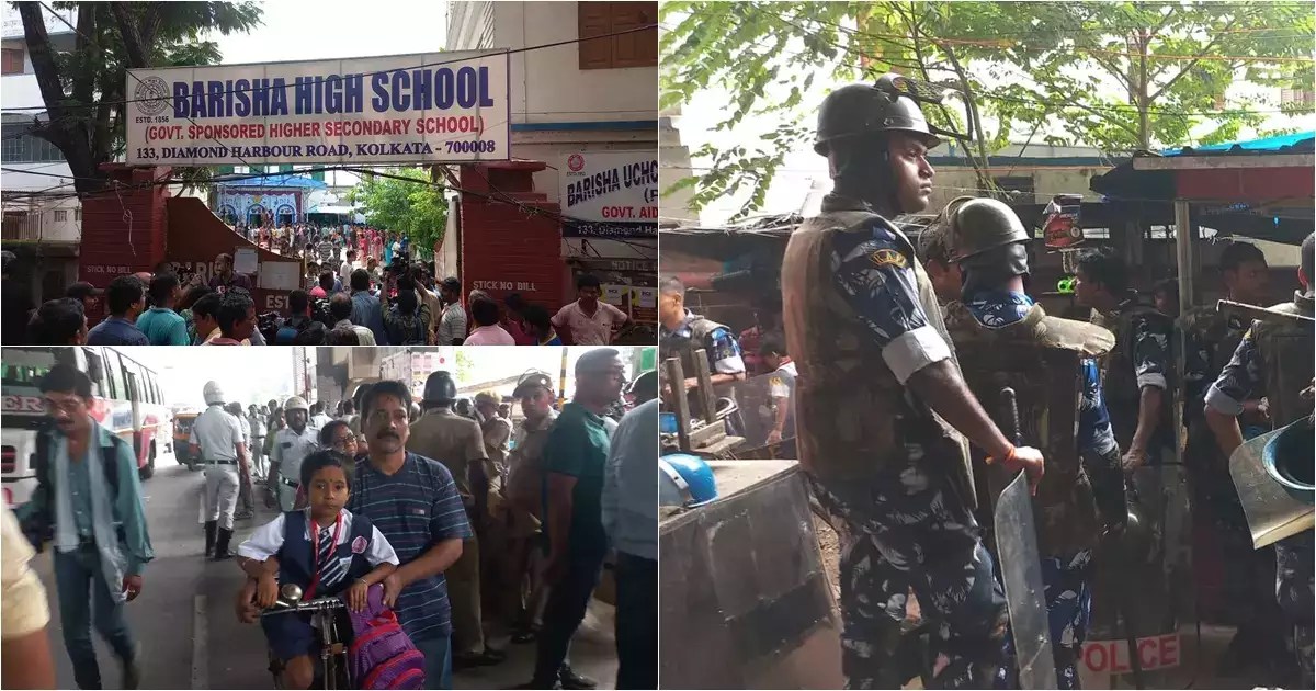 স্কুলের সামনেই ৫ বছরের পড়ুয়াকে পিষে দিল লরি, রণক্ষেত্রে পরিণত বেহালা, বেপরোয়া ট্র্যাফিকে নজর নেই পুলিশের, বিক্ষোভ অভিভাবকদের
