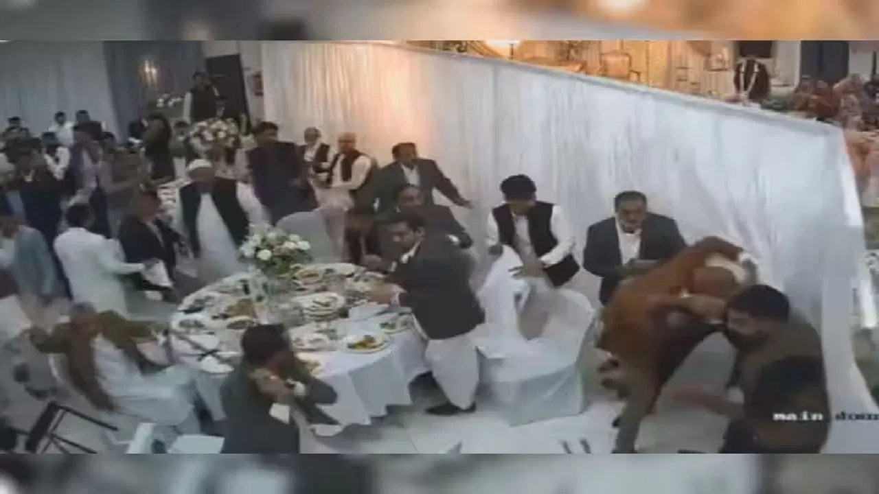 ‘বিরিয়ানিতে মাটন কেন নেই’, হাতাহাতির জেরে হুলস্থূল কাণ্ড বিয়েবাড়িতে, চেয়ার-টেবিল তুলেই চলল ‘যুদ্ধ’, ভাইরাল ভিডিও