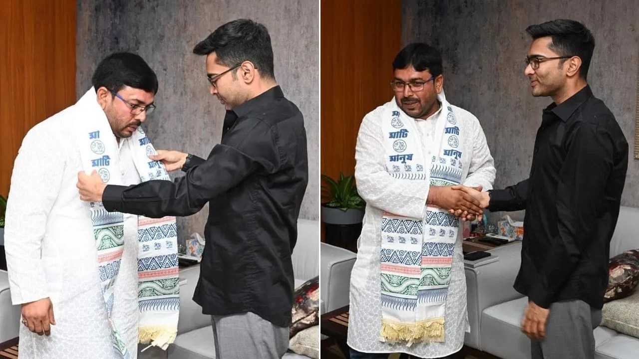 লোকসভা নির্বাচনের আগে বড় ধাক্কা গেরুয়া শিবিরে, অভিষেকের হাত ধরে তৃণমূলে যোগ দিলেন আর এক বিজেপি বিধায়ক