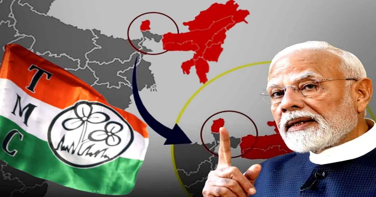 নরেন্দ্র মোদি, narendra modi, মমতা বন্দ্যোপাধ্যায়, mamata Banerjee, পশ্চিমবঙ্গ, চিকেনস নেক,west bengal assembly election 2026