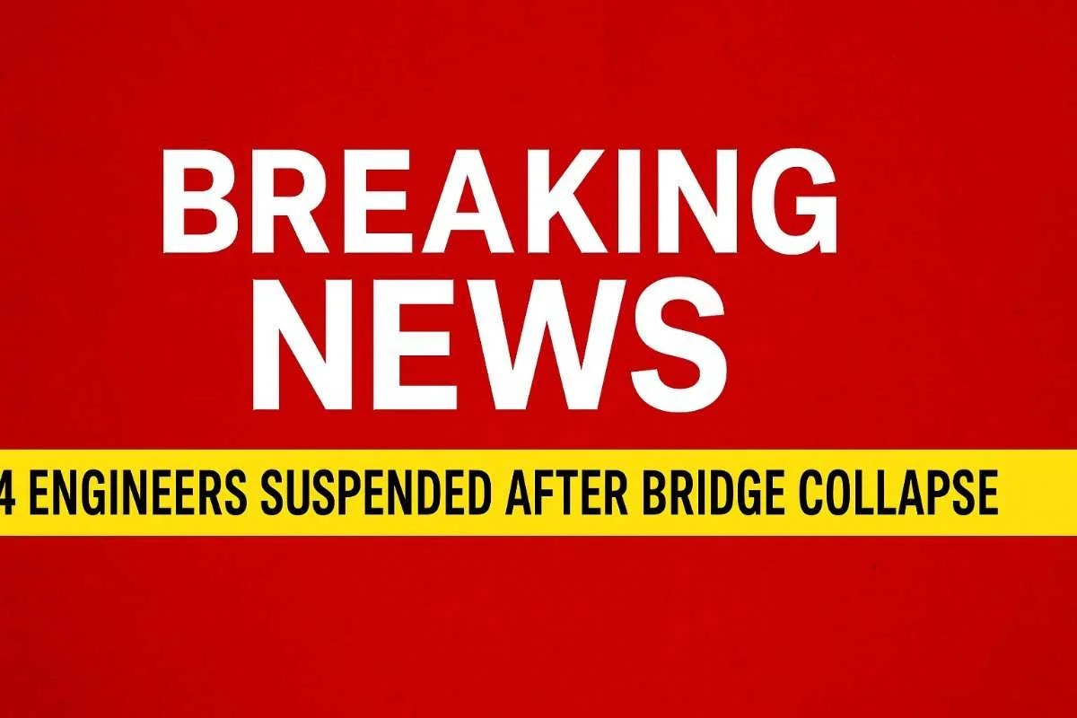 Gambhira Bridge Collapse: 4 Engineers Suspended, CM Orders Statewide Bridge Inspections