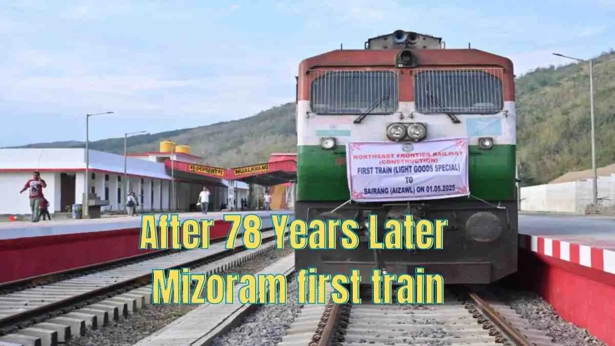 Mizoram Gets First Train Line: A Historic Step Towards Northeast Connectivity