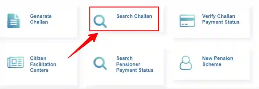 search challan