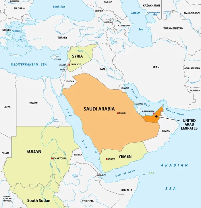 The Saudi UAE Rift Over Yemen Fractured Alliances And Its Middleeast Map 700px 