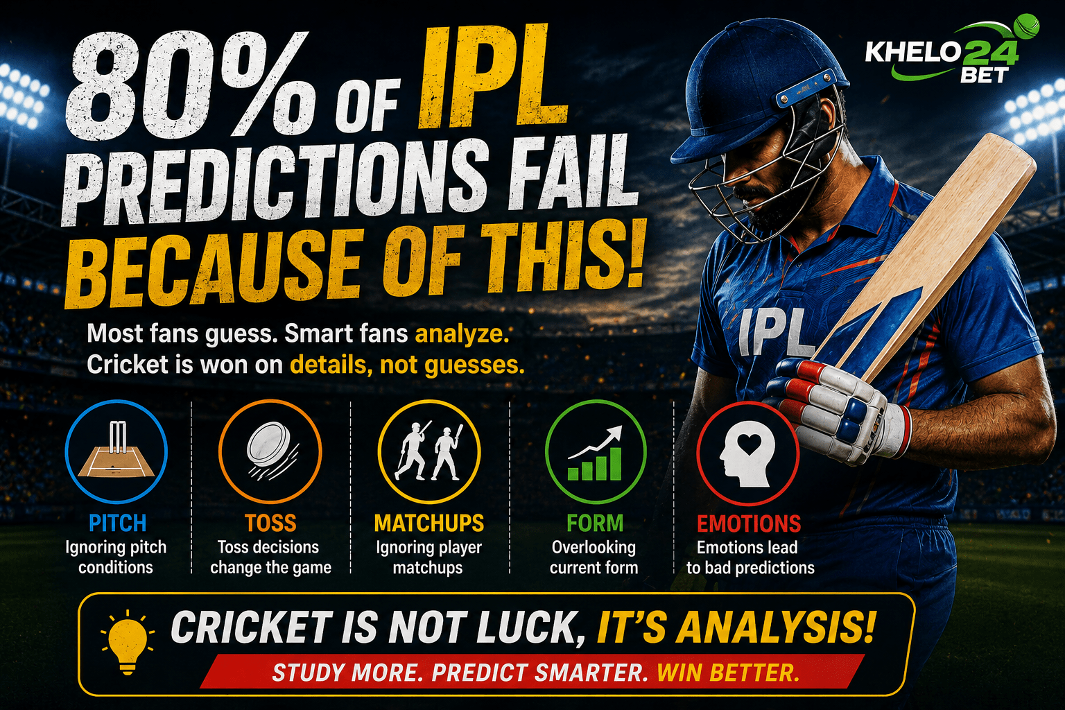 80% of IPL Predictions Fail Because of This - Khelobet24