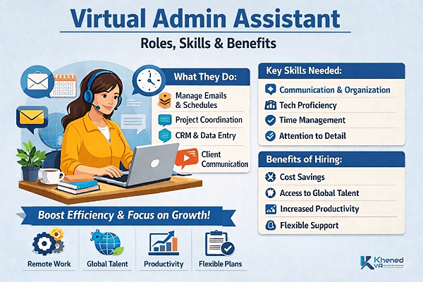 Virtual Admin Assistant: Roles, Skills, Benefits