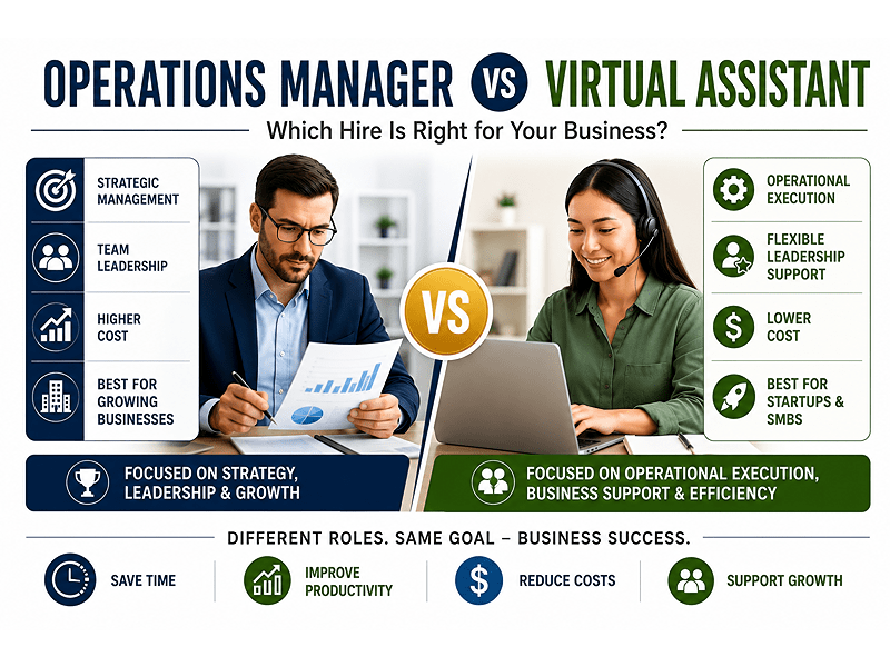 Operations Manager vs Virtual Assistant