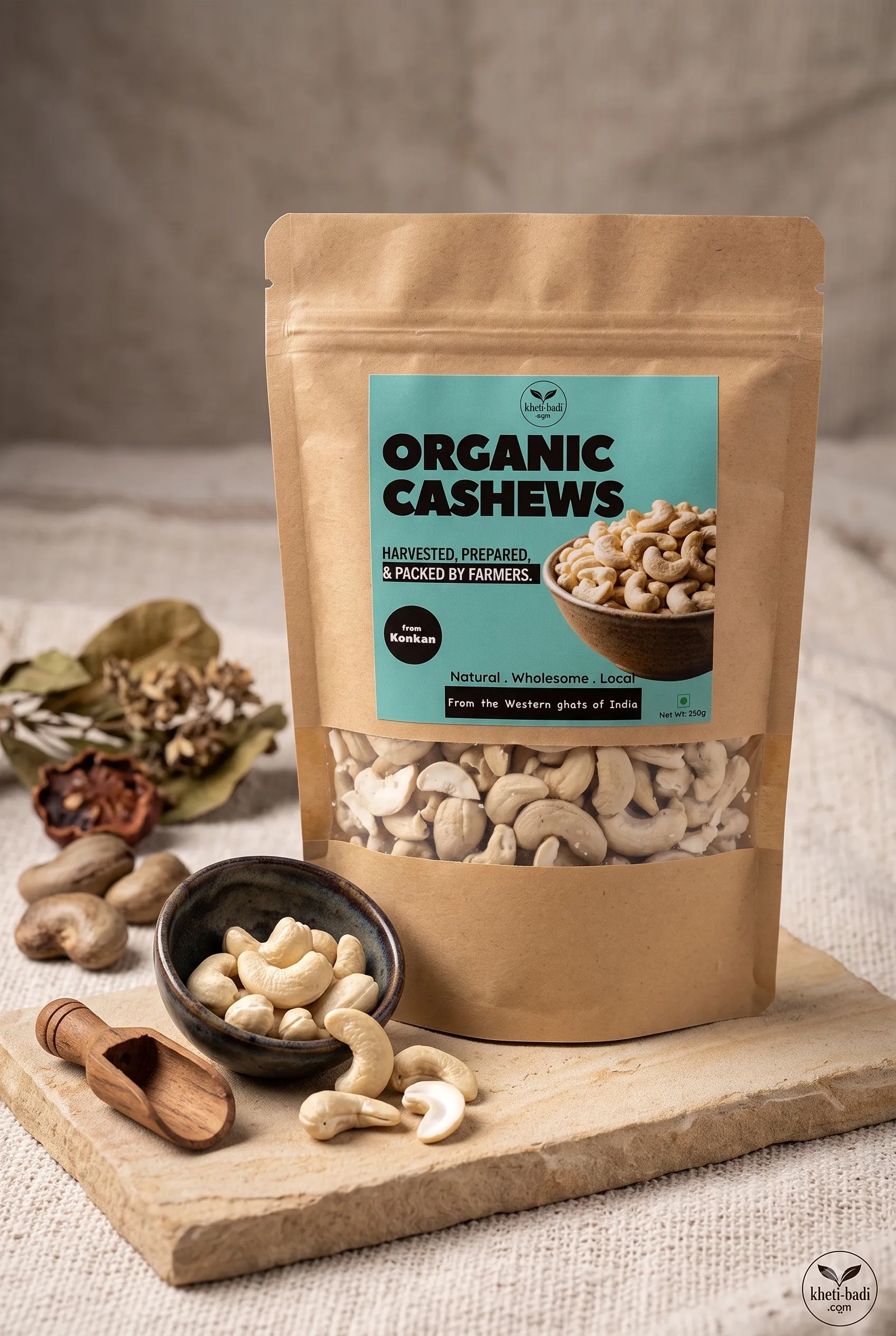 Organic Cashew Kheti-Badi