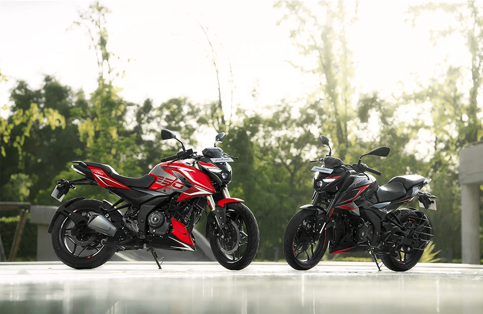 Bajaj Pulsar NS200 performing at high speed with confident cornering and superior ride balance on smooth tarmac.