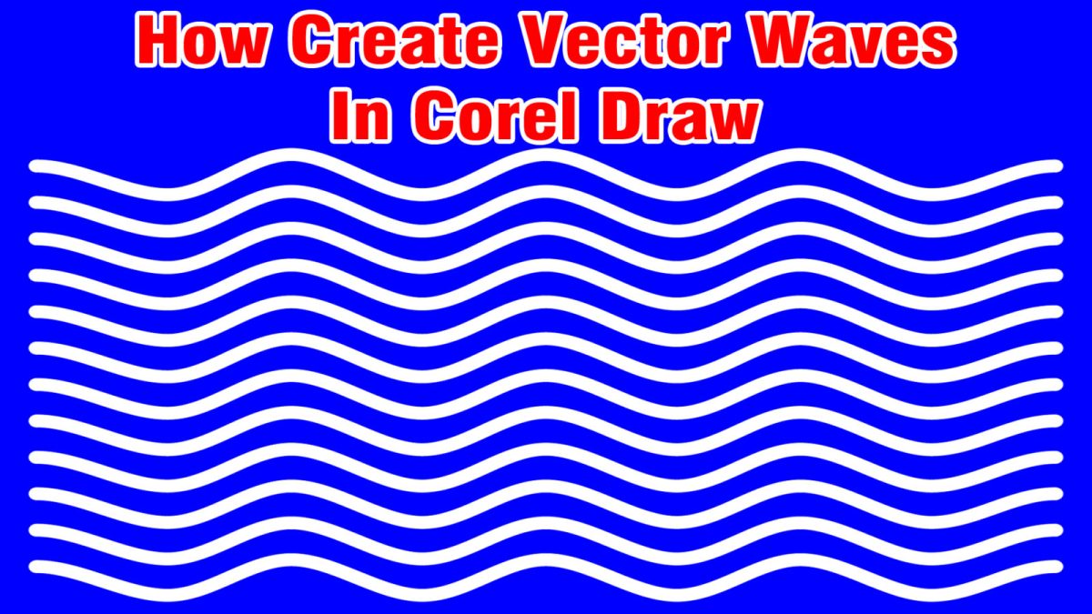 How to create vector waves in CorelDraw tutorial in Hindi 1 How create vector waves in CorelDraw tutorial in Hindi