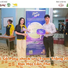 Founder Khô Gà Poly Check-in Tại "Trạm Trăng" 2025: Lan Tỏa Lửa Nhiệt Huyết Đến Sinh Viên ĐH Cần Thơ