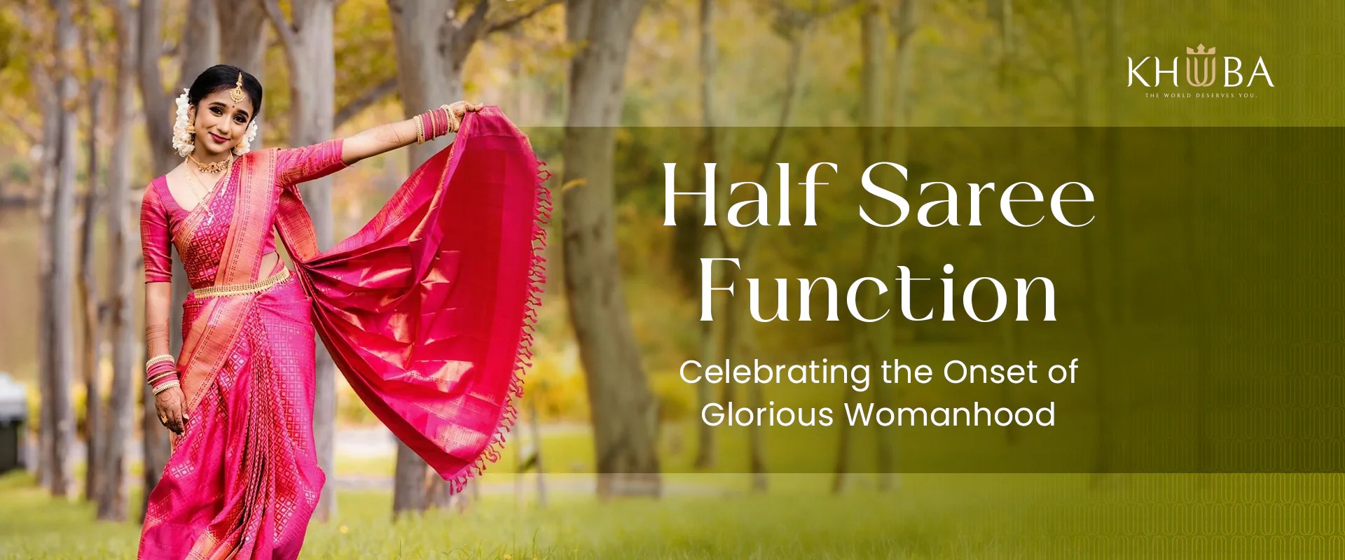 Half Saree Function Half Saree Saree - Best Gradient Patterns in Retina