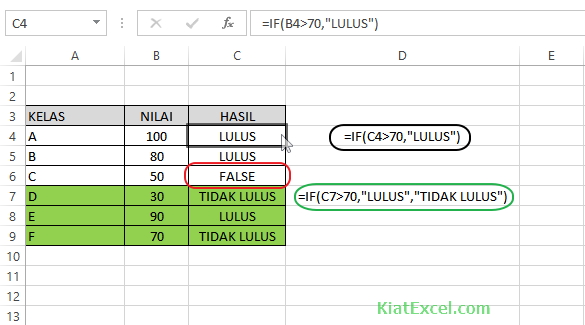Memilih sebuah contoh dari bantuan di excel 2013 untuk windows. Fungsi If Excel Kiatexcel Com