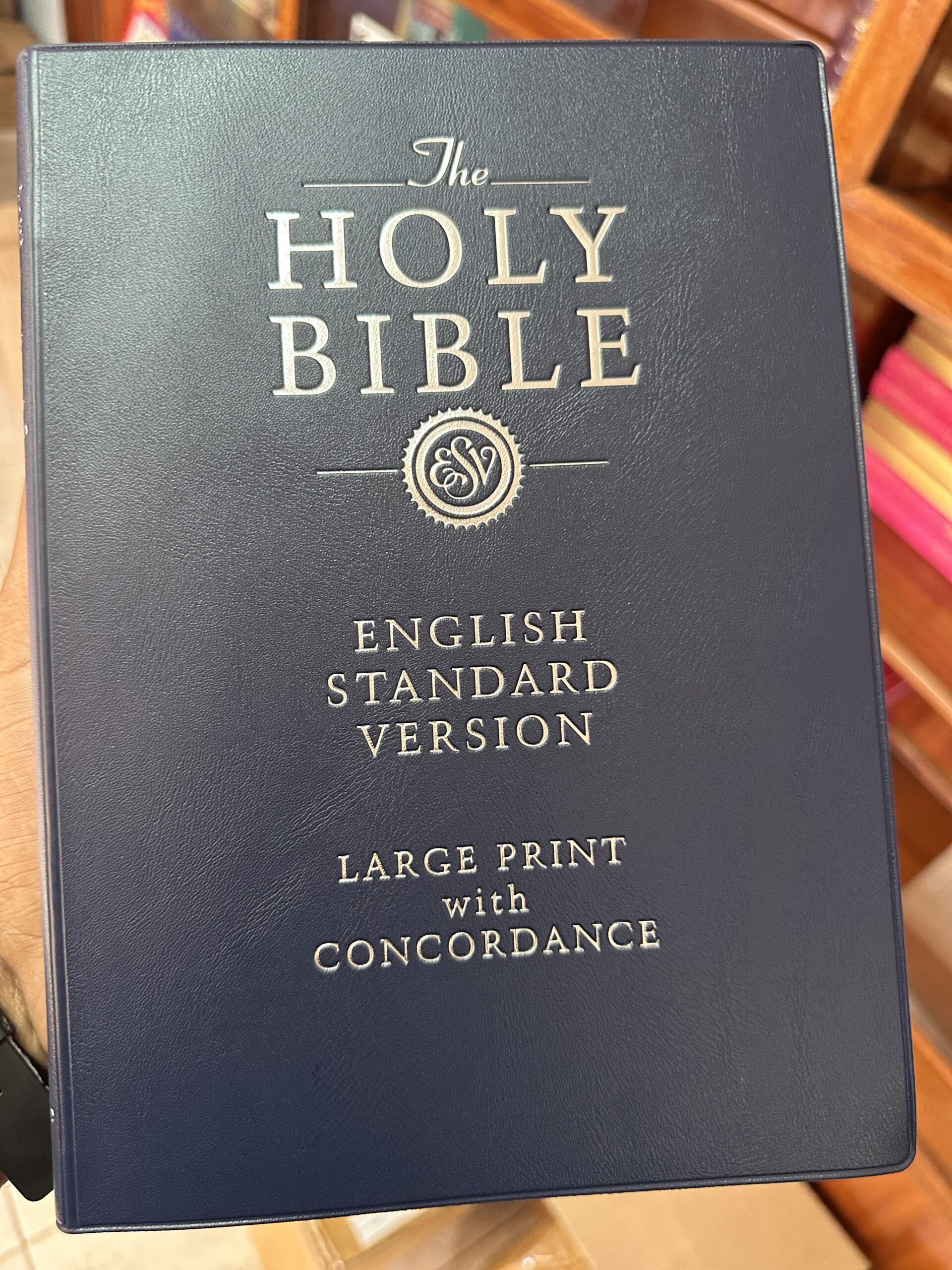 English Standard Version Large Print with Concordance (The Holy Bible) ESV Black