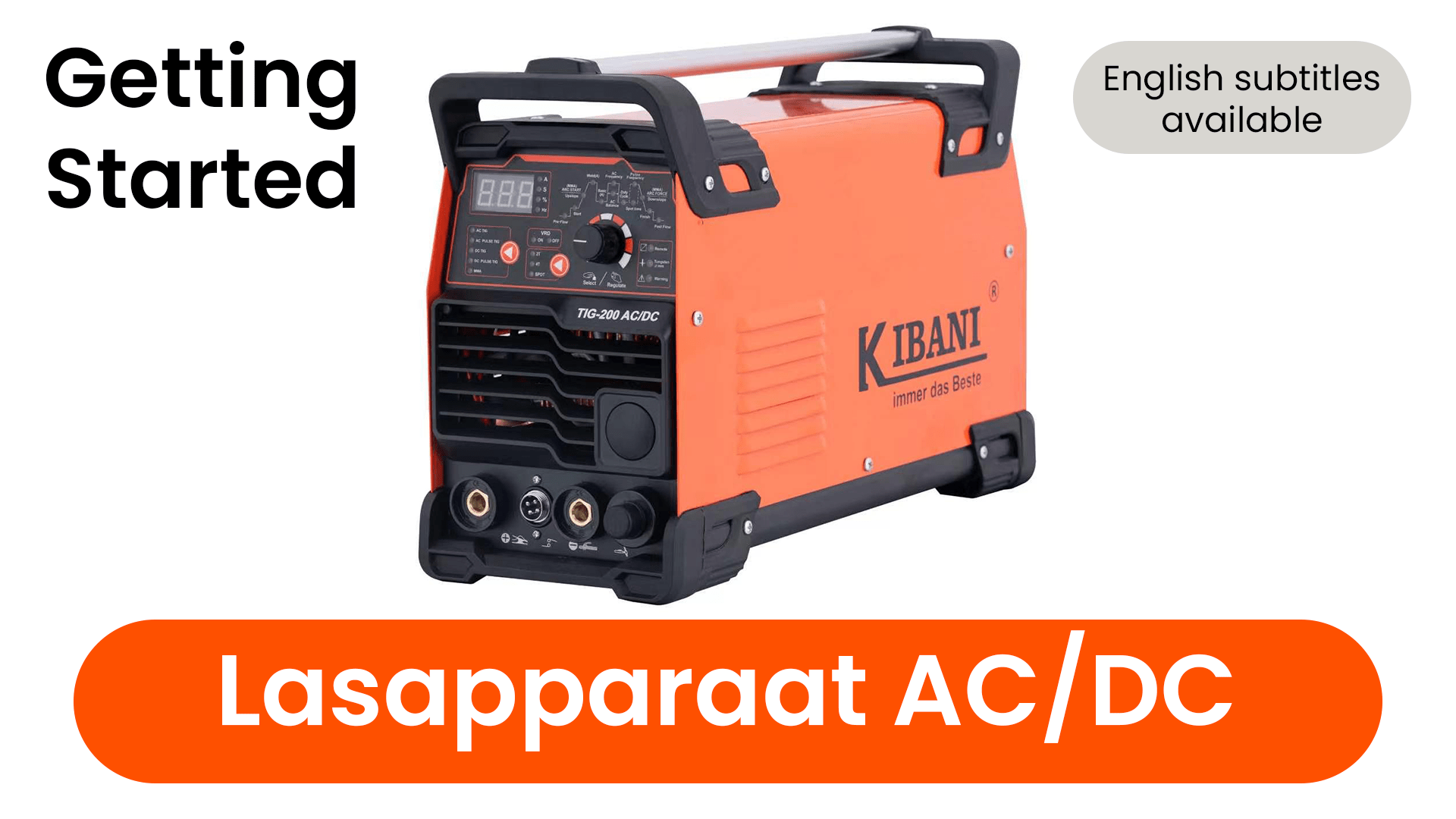 Supportvideo Lasapparaat AC/DC