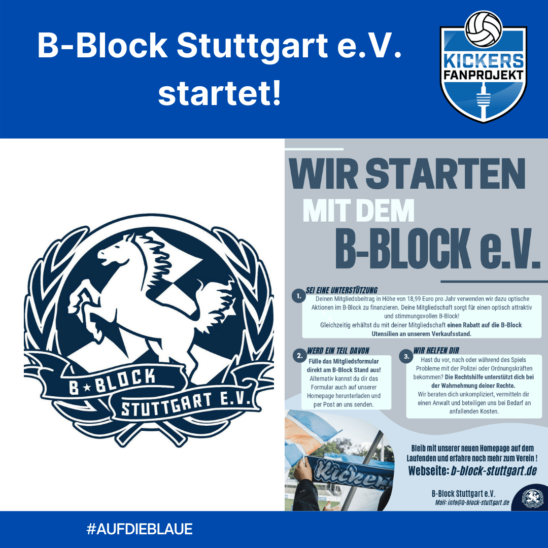 B-Block Stuttgart e.V. gestartet