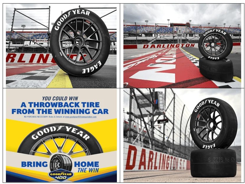 Once Again, Goodyear Sponsors Throwback Event At Darlington Raceway As ...