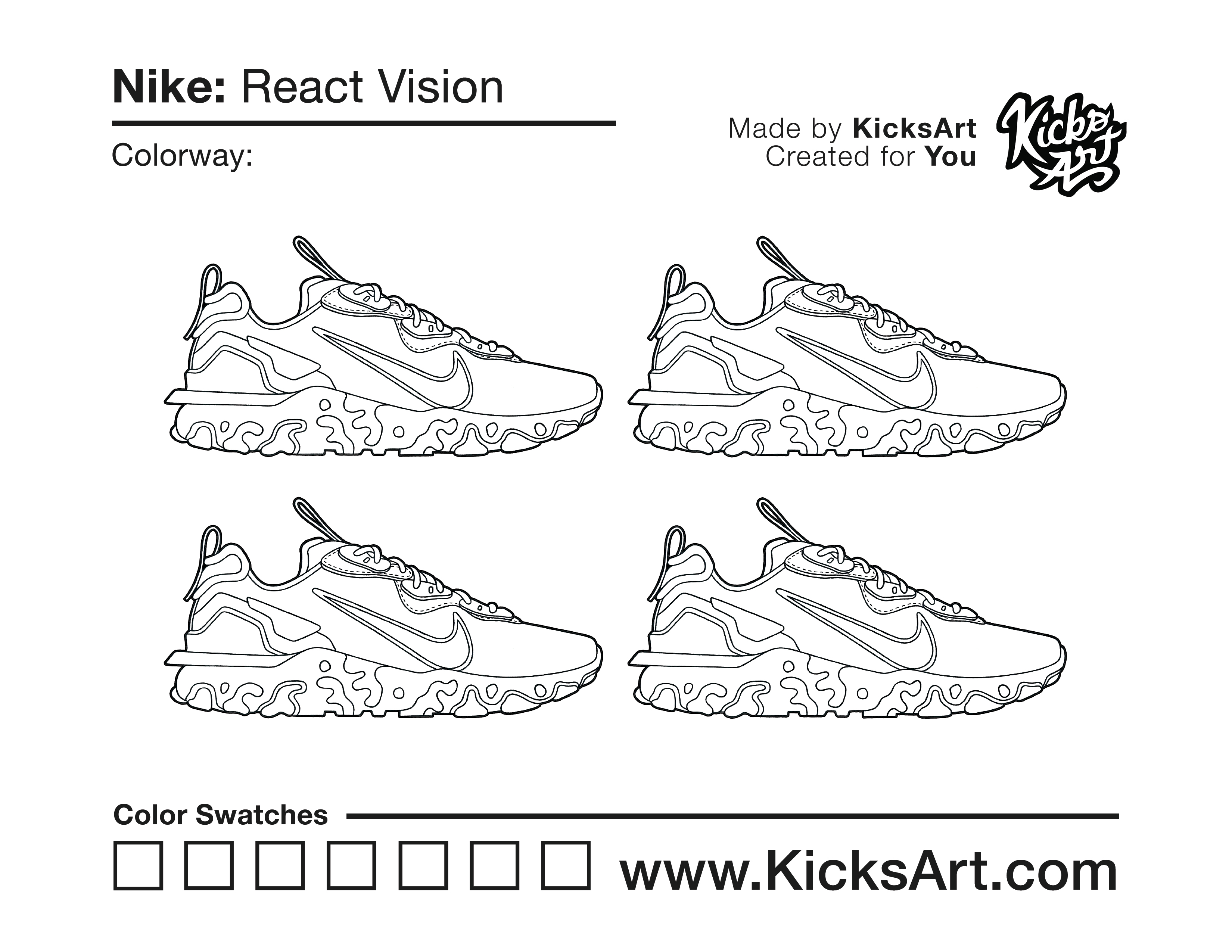 react vision colorways