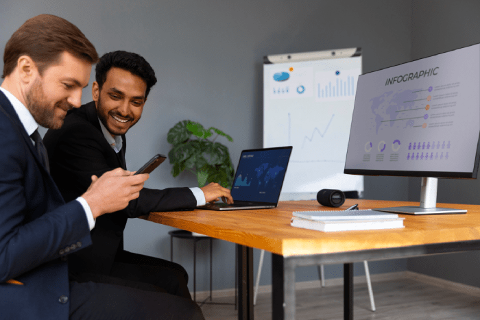 Team meeting focusing on IP trade and valuations.