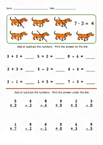 simple subtraction