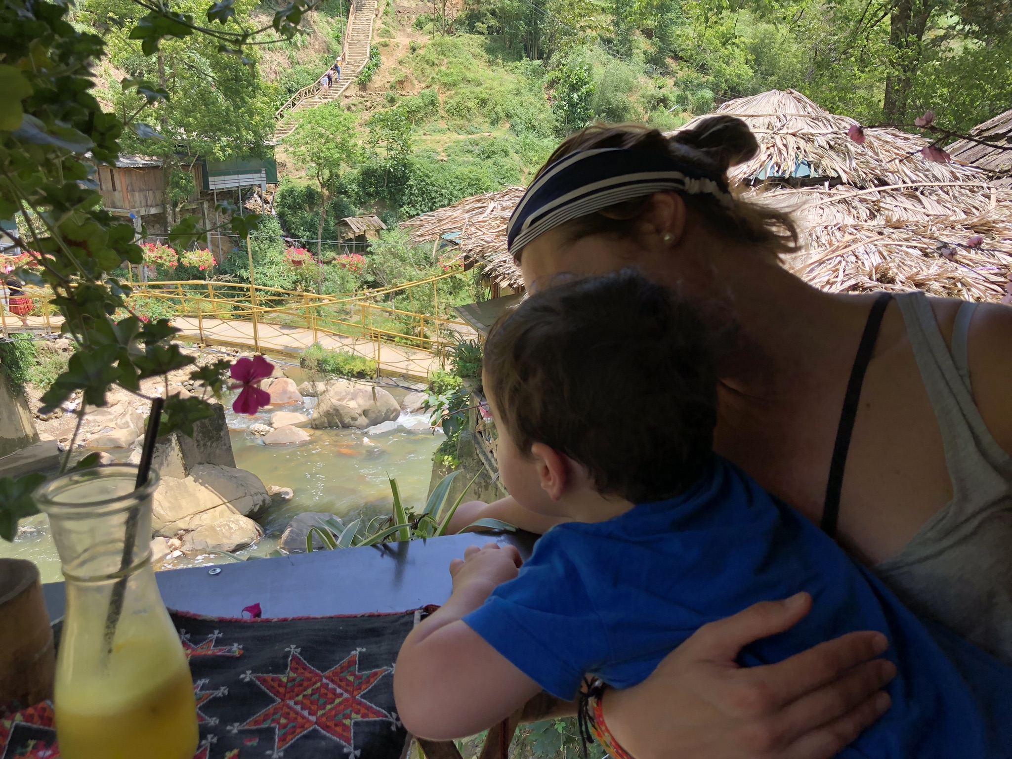 View from Cat Cat Riverside Restaurant