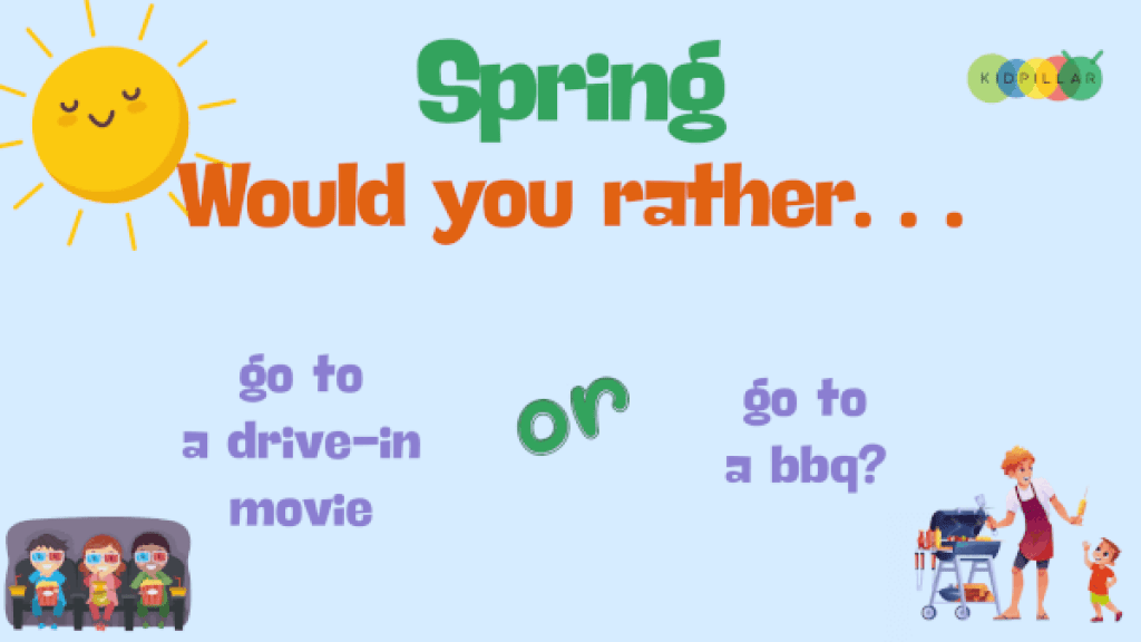 spring would you rather for family