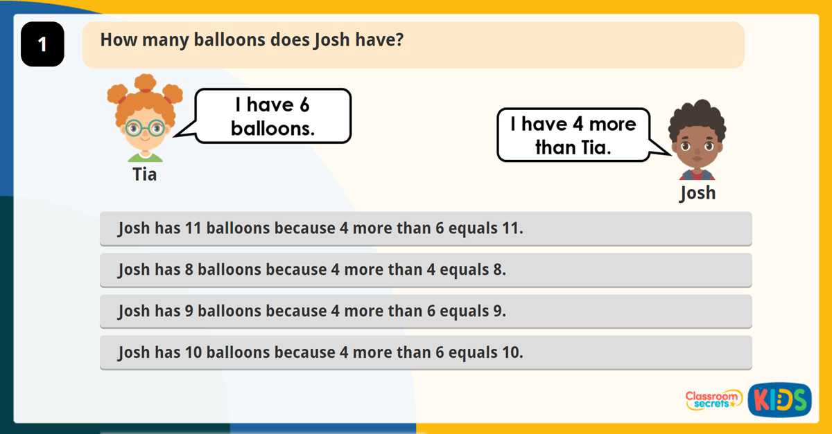 Year 2 reasoning test practice 1