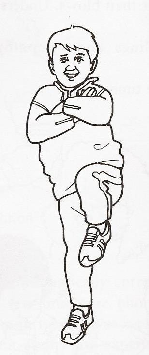 Στέκεται στο ένα πόδι