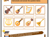 String Instruments Worksheets Classification History Examples