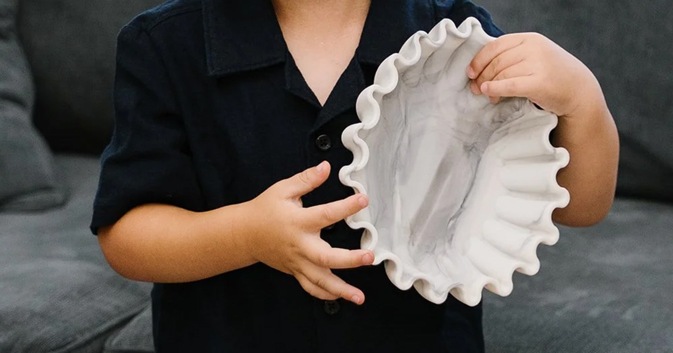 Scalloped Rattle Bowl by Playcor