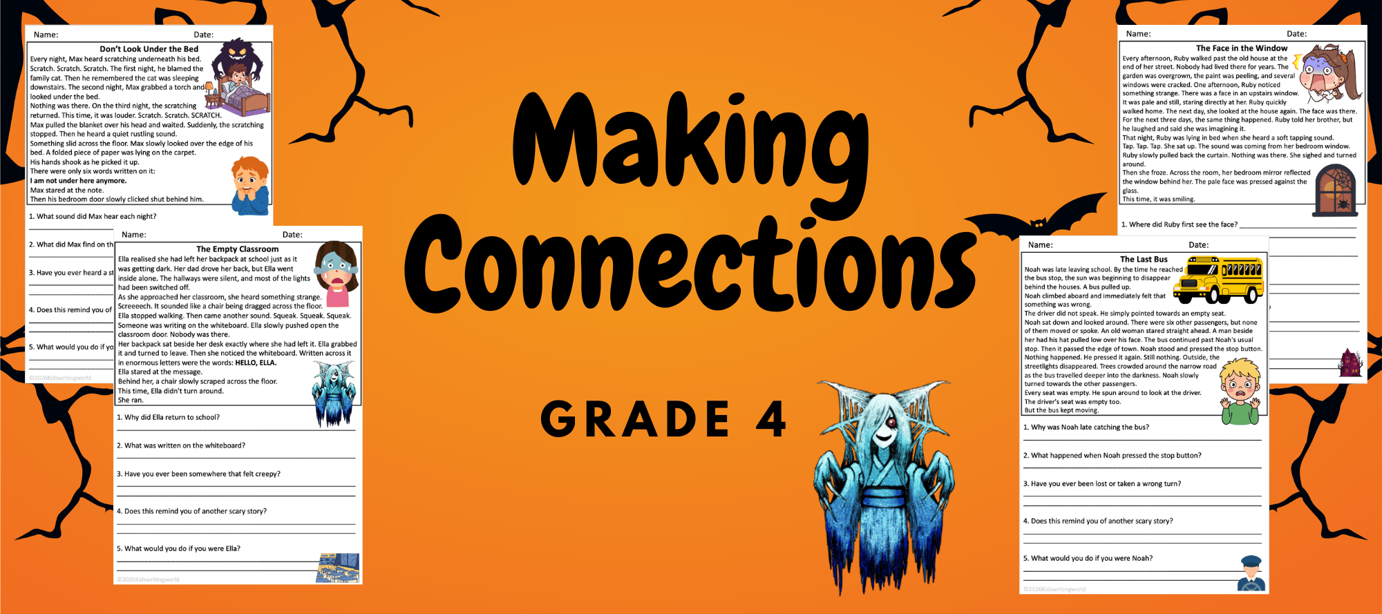 Grade 4 Reading Comprehension - Making Connections