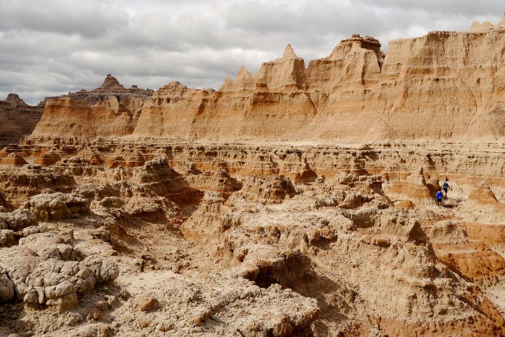 Spires at Badlands National Park