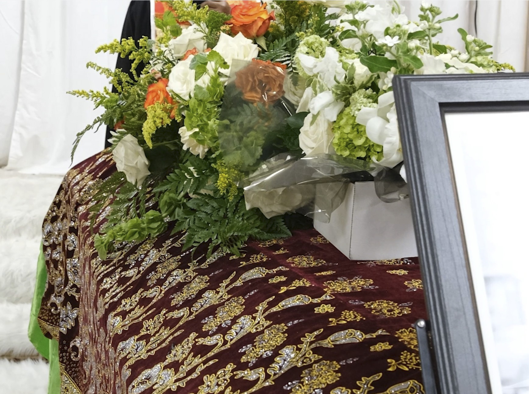 Funeral rites for a member of the congregation