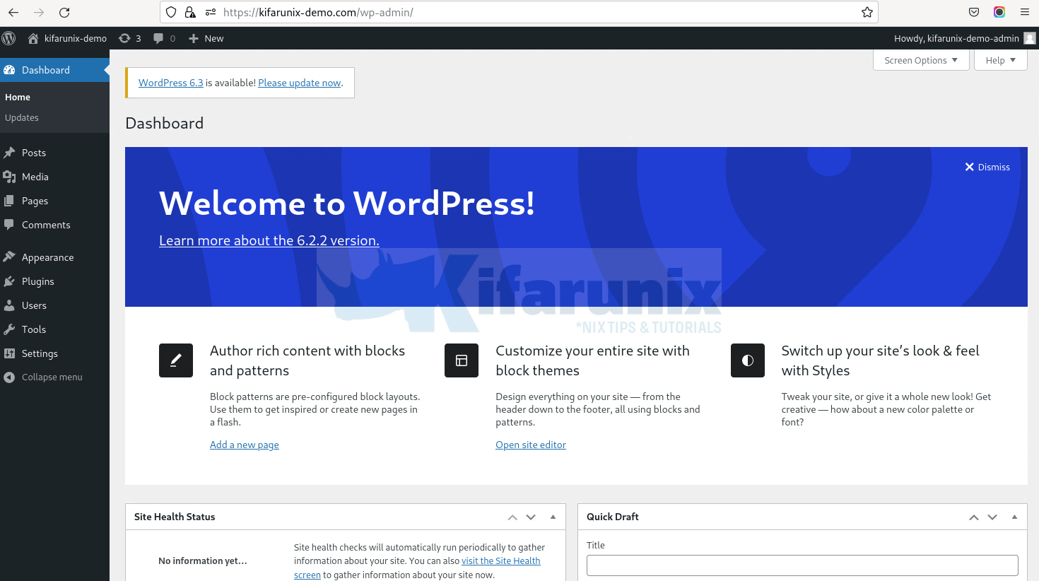 Deploy WordPress Using Docker Compose - Kifarunix.com