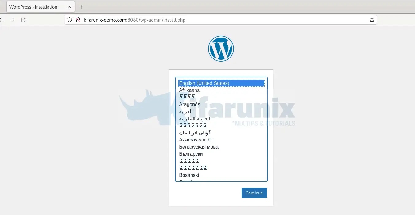 Deploy WordPress Using Docker Compose - Kifarunix.com