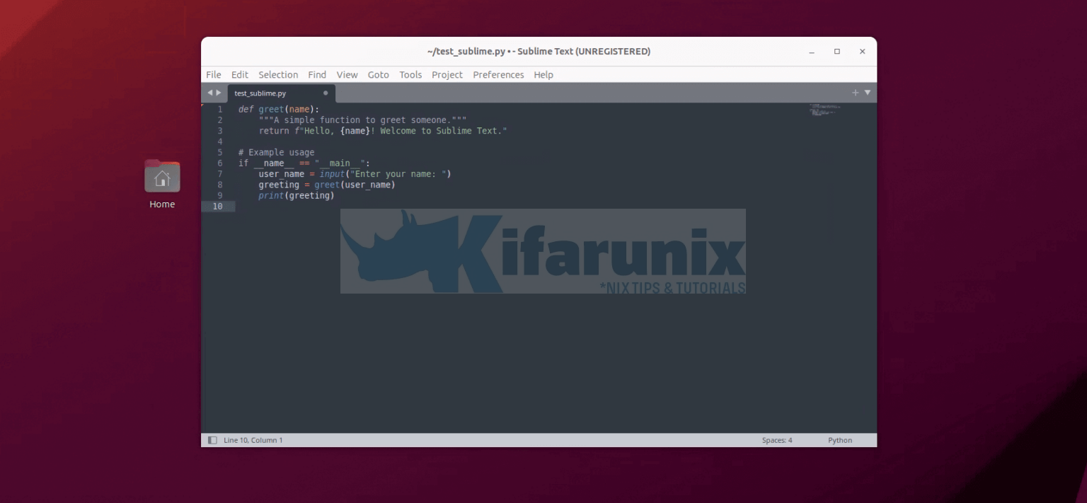 Install Sublime Text On Ubuntu 24.04 - Kifarunix.com