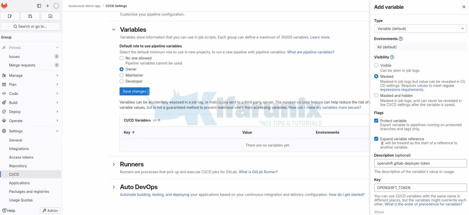 Automate Openshift Deployments With Gitlab Ci Cd Pipelines Kifarunix