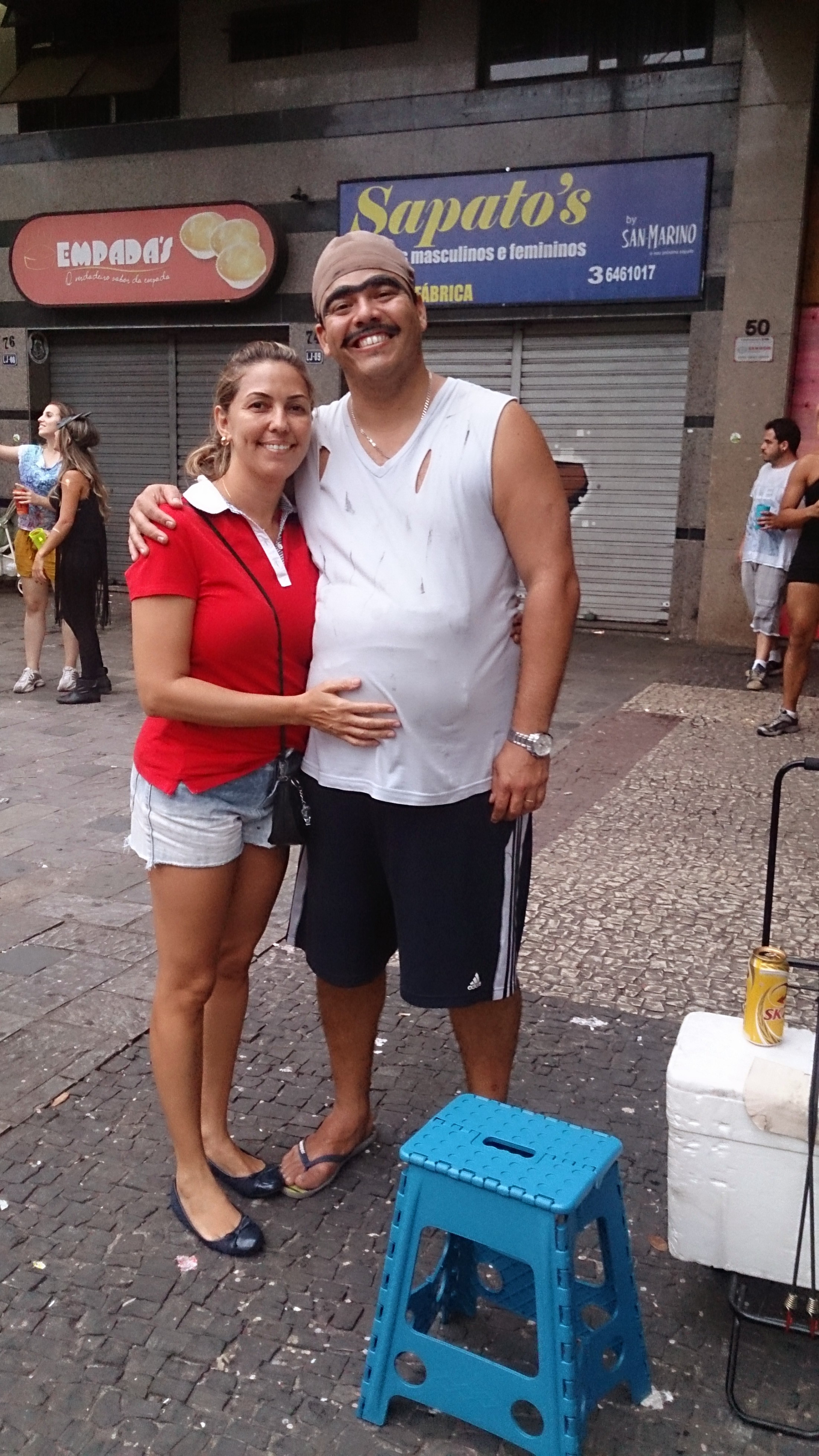 Ótima fantasia do Seu Boneco! :D Foto enviada pelo leitor Jorge Garibaldi.