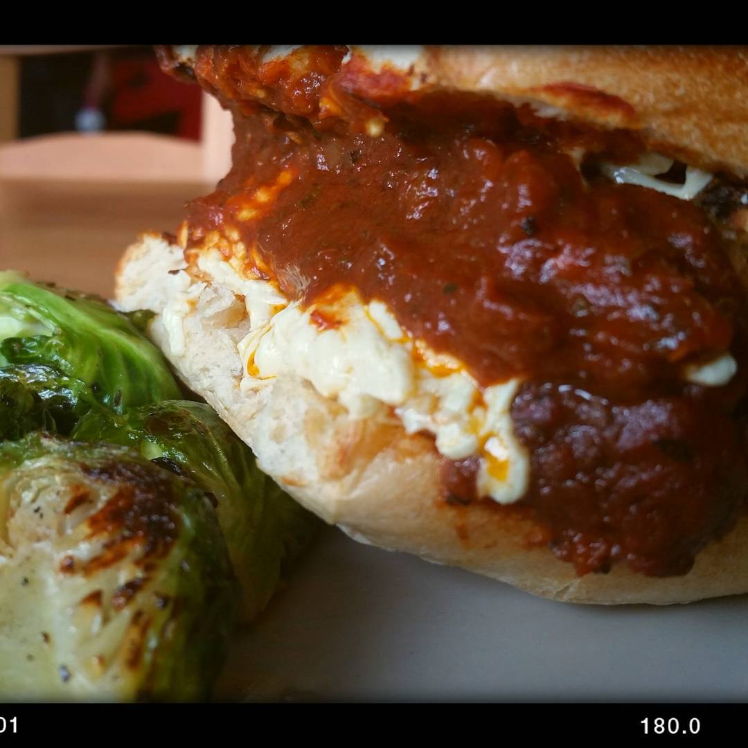 Salted ricotta, basil, shaved pecorino. Killer Vegan