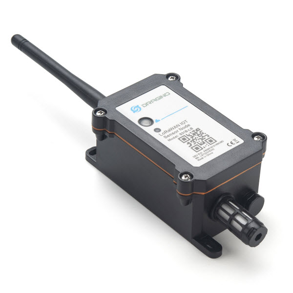 Dragino S31B-NB GE NB-IoT Outdoor Temperatur & Feuchtigkeitssensor tilted