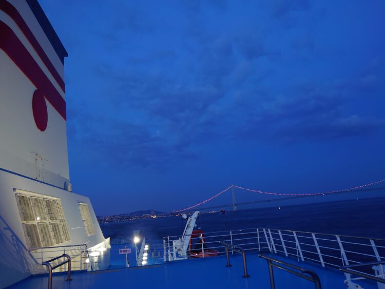 阪九フェリーで神戸から新門司へ | わんだふるらいふ|還暦夫婦と2匹の