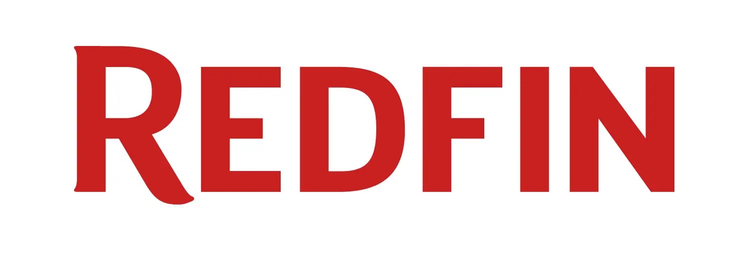 "As Featured in Redfin" text in a professional font, indicating recognition and endorsement by the real estate platform.