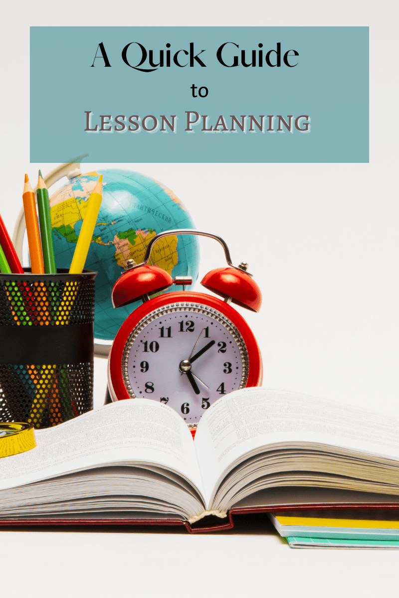 A quick guide to lesson planning