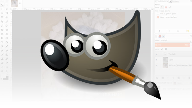 gimp on ubuntu graphic