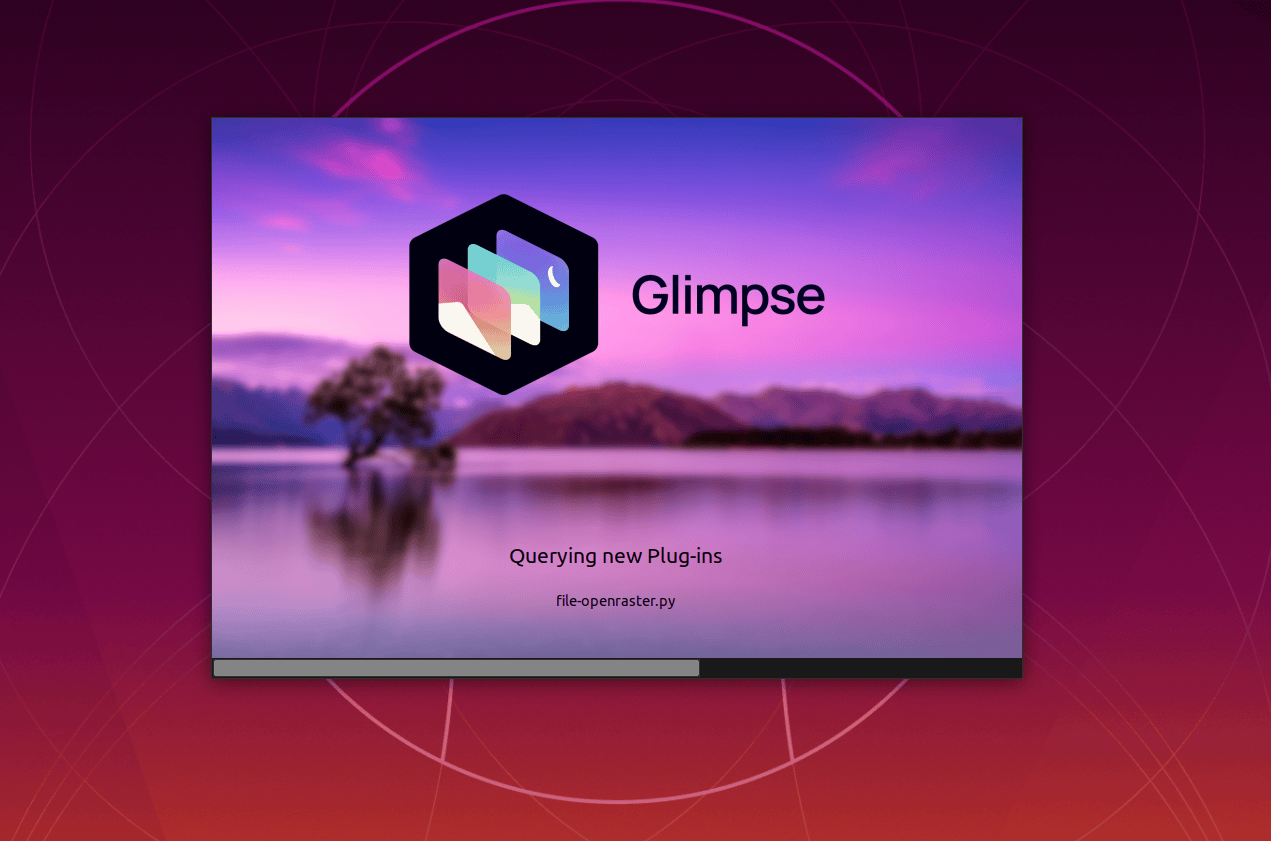 Glimpse splash screen